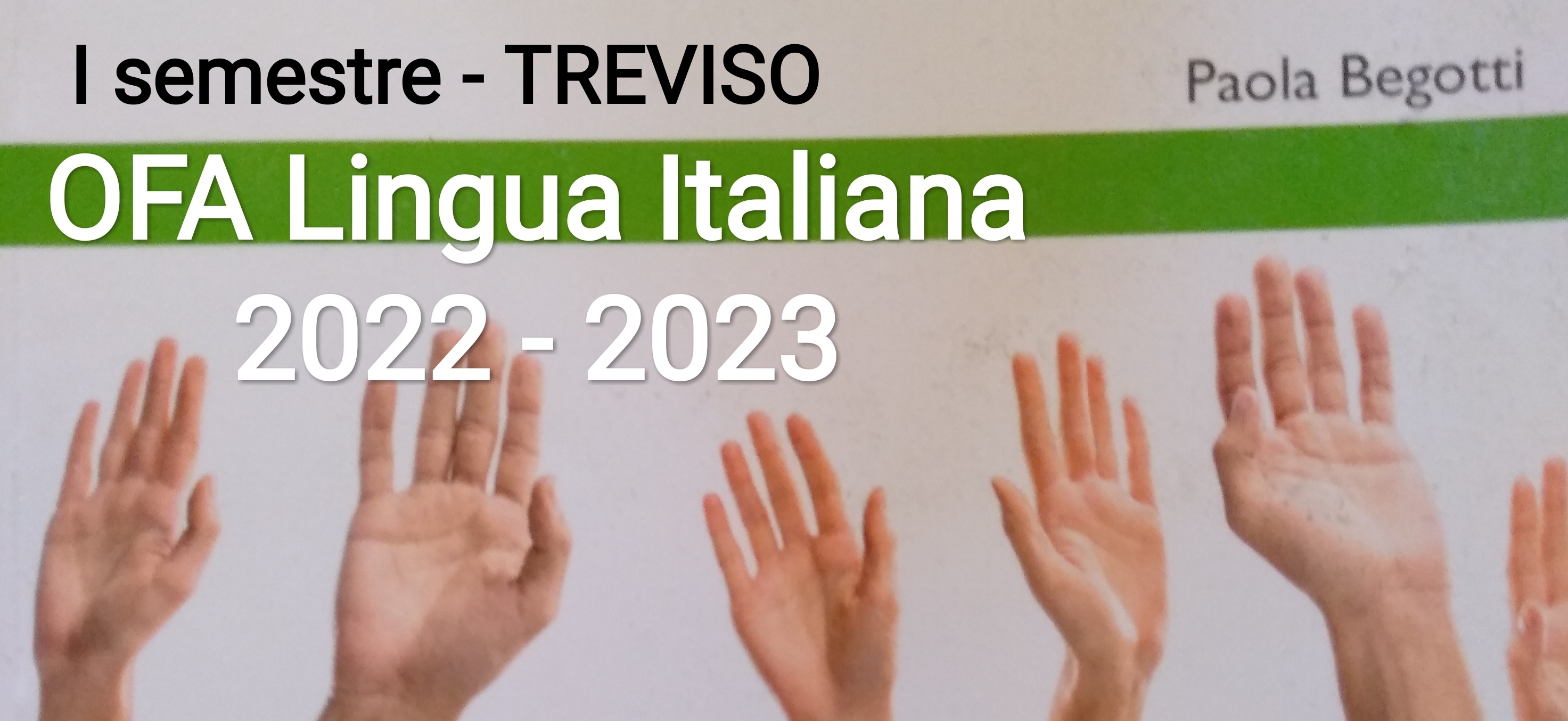 [LT0001] OFA - LINGUA ITALIANA (LT5) - a.a. 2022-23 - I semestre a Treviso
