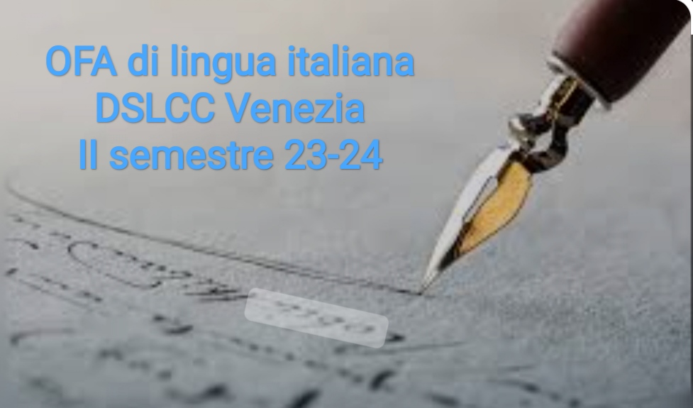 [LT0001] OFA - LINGUA ITALIANA (LT10) - a.a. 2023-24